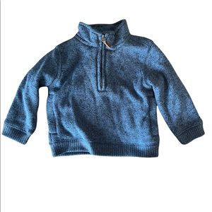 Janie and Jack blue knit sweatsuit